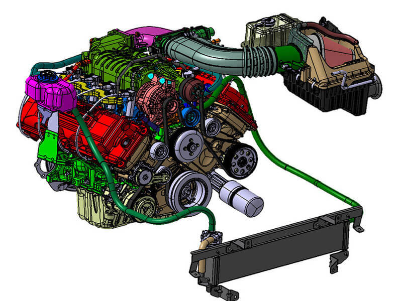 Roush Supercharger - 2011-2014 F-150 Raptor 6.2 (Phase 2 590 HP)
