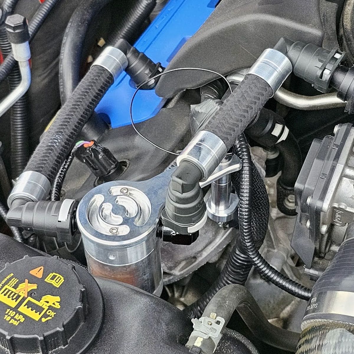 UPR Plug N Play™ Oil Separator Catch Can Separator – 2012-2013 Mustang Boss 302