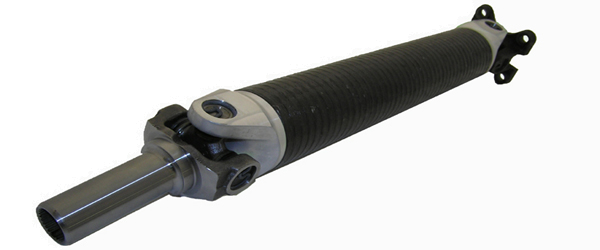 The Driveshaft Shop 2005-2014 Ford Mustang GT (S197) with T56 Magnum XL 6-speed Conversion Carbon Fiber Driveshaft with OE Pinion Flange and Billet Yoke