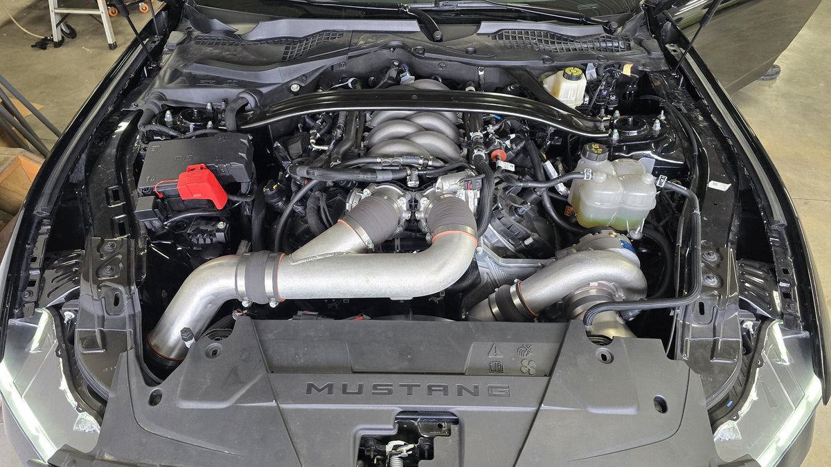 Supercharged Coyote in Satera Tuning's S650 Mustang GT build