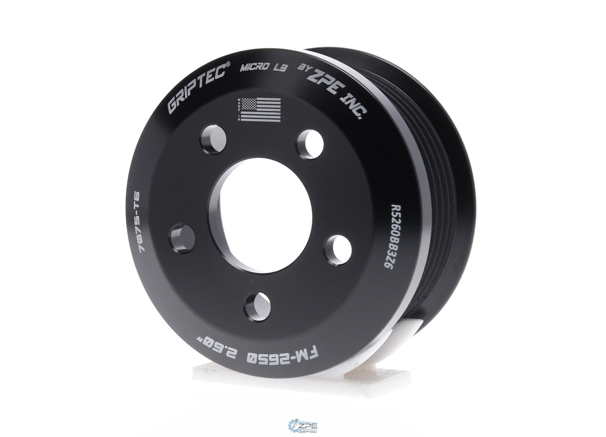 ZPE GripTec Supercharger Pulley – 2018-2020 Mustang GT 5.0L with Roush / Ford Performance TVS R2650