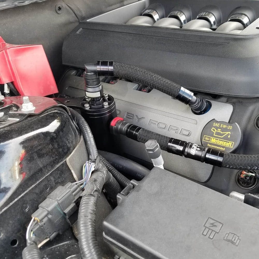 UPR Plug N Play™ Single Valve Oil Catch Can Separator – 2011-2014 Mustang GT