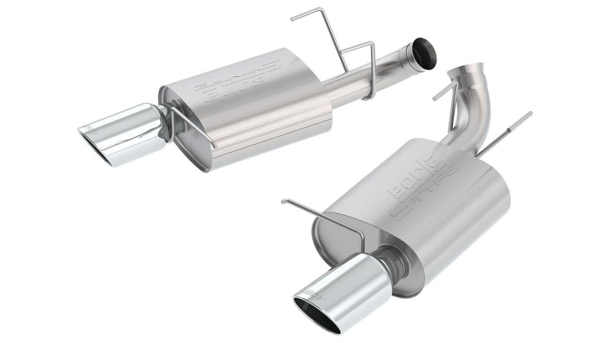 Borla Axle-Back Exhaust, Single Split Rear Exit, 4.5" Tips – 2011-2012 Mustang GT/ 2012 Boss 302 5.0L - image 3