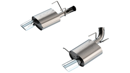 Borla Axle-Back Exhaust, Single Split Rear Exit, 4.5" Tips – 2011-2012 Mustang GT/ 2012 Boss 302 5.0L - image 1