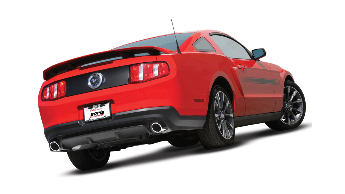Borla Axle-Back Exhaust, Single Split Rear Exit, 4.5" Tips – 2011-2012 Mustang GT/ 2012 Boss 302 5.0L - image 4