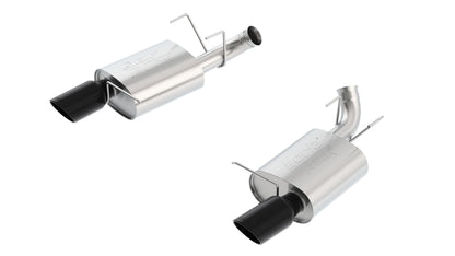 Borla Axle-Back Exhaust, Single Split Rear Exit, 4.5" Tips – 2011-2012 Mustang GT/ 2012 Boss 302 5.0L - image 2