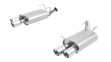 Borla Axle-Back Exhaust, Dual Split Rear Exit, 4" Tips – 2013-2014 Shelby GT500 5.8L