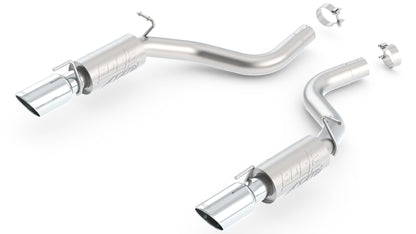 Borla Axle-Back Exhaust, Single Split Rear Exit, 4.5" Tips – 2012-2014 Chrysler 300 SRT-8, Dodge Charger SRT-8 6.4L - image 1