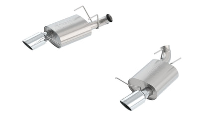 Borla Axle-Back Exhaust, Single Split Rear Exit, 4.5" Tips – 2013-2014 Mustang GT/ 2013 Boss 302 5.0L - image 2
