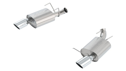 Borla Axle-Back Exhaust, Single Split Rear Exit, 4.5" Tips – 2013-2014 Mustang GT/ 2013 Boss 302 5.0L - image 1