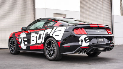 Borla Axle-Back Exhaust, Dual Split Rear Exit, 4" Tips – 2018-2023 Mustang GT (Incl. Bullitt Models) 5.0L - image 3