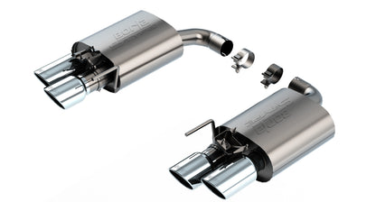 Borla Axle-Back Exhaust, Dual Split Rear Exit, 4" Tips – 2024-2026 Mustang GT 5.0L - image 1