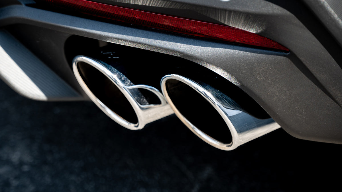 Borla Axle-Back Exhaust, Dual Split Rear Exit, 4" Tips – 2024-2026 Mustang GT 5.0L