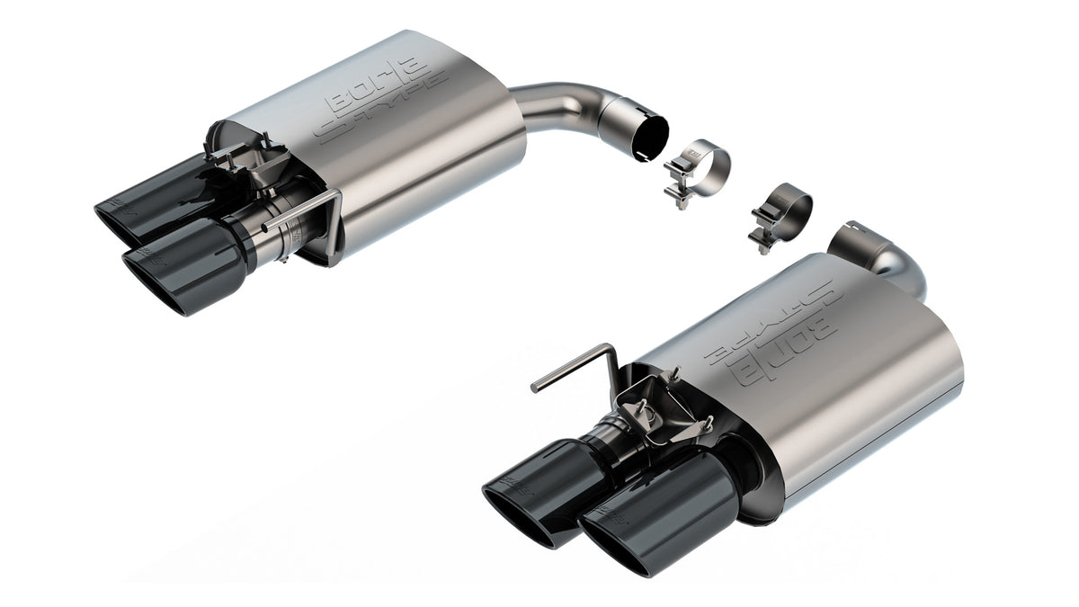 Borla Axle-Back Exhaust, Dual Split Rear Exit, 4" Tips – 2024-2026 Mustang GT 5.0L - image 2