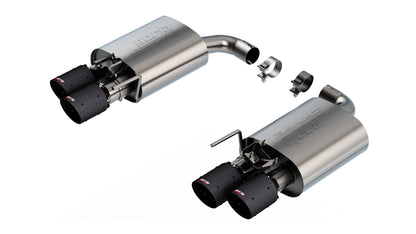 Borla Axle-Back Exhaust, Dual Split Rear Exit, 4" Tips – 2024-2026 Mustang GT 5.0L - image 3