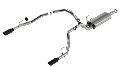 Borla Cat-Back Exhaust, Single Split Rear Exit, 4" Tips – 2009 Dodge Ram 1500, 2010-2018 Ram 1500, 2019-2024 Ram Classic 1500 5.7L - image 3
