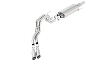 Borla Cat-Back Exhaust, Truck Side Exit, 4" Tips – 2010-2014 F-150 SVT Raptor/ 2011-2012 F-150 Harley Davidson Edition 6.2L