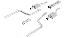 Borla Cat-Back Exhaust, Single Split Rear Exit, 4" Tips – 2005-2010 Chrysler 300 SRT-8, 2005-2008 Dodge Magnum SRT-8, 2006-2010 Dodge Charger SRT-8 6.1L