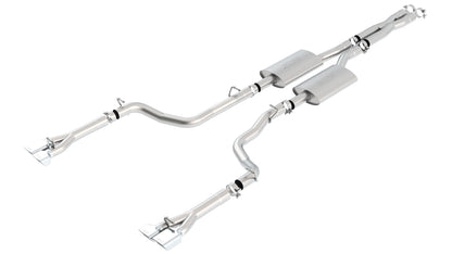Borla Cat-Back Exhaust, Dual Split Rear Exit, 4" x 2.5" Tips – 2011-2014 Dodge Challenger "392" SRT-8 6.4L - image 3