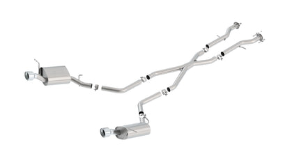 Borla Cat-Back Exhaust, Single Split Rear Exit, 4.5" Tips – 2011-2026 Dodge Durango 3.6L V6, 5.7L - image 1