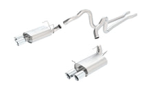 Borla Cat-Back Exhaust, Dual Split Rear Exit, 4" Tips – 2013-2014 Shelby GT500 5.8L