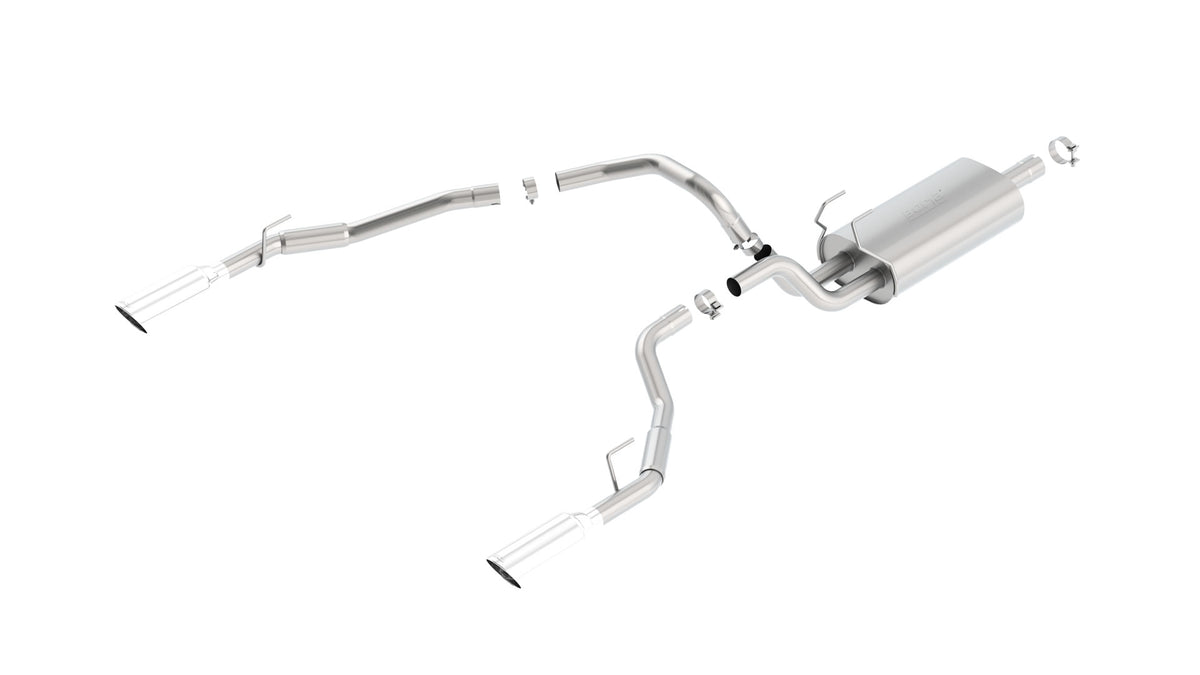 Borla Cat-Back Exhaust, Single Split Rear Exit, 5" Tips – 2009 Dodge Ram 1500, 2010-2018 Ram 1500, 2019-2024 Ram Classic 1500 5.7L - image 4