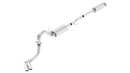 Borla Cat-Back Exhaust, Truck Side Exit, 4" Tips – 2015-2020 F-150 5.0L - image 5