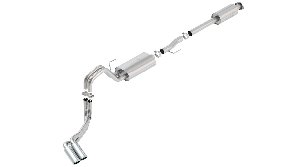 Borla Cat-Back Exhaust, Truck Side Exit, 4" Tips – 2015-2020 F-150 5.0L - image 3