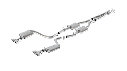 Borla Cat-Back Exhaust, 4" x 2.5" Tips – 2015-2023 Dodge Challenger R/T 5.7L - image 3