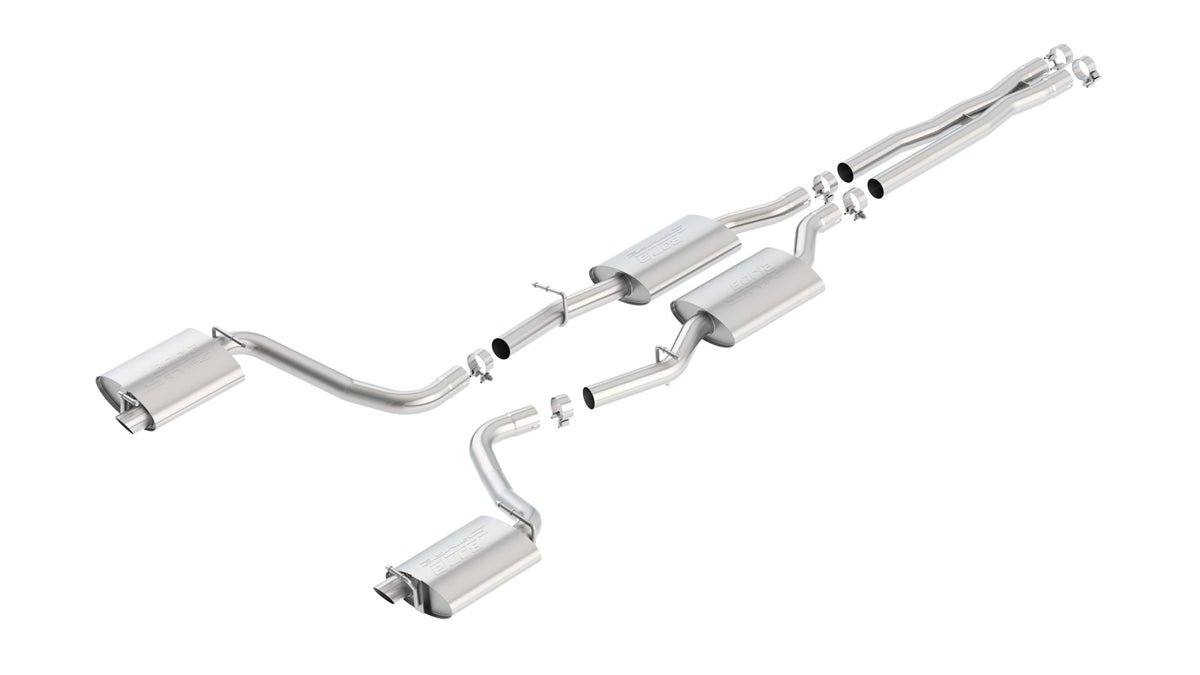 Borla Cat-Back Exhaust, Single Split Rear Exit – 2015-2023 Chrysler 300, 2015-2018 Dodge Charger R/T 5.7L - image 3