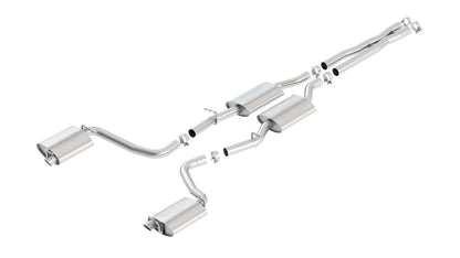 Borla Cat-Back Exhaust, Single Split Rear Exit – 2015-2023 Chrysler 300, 2015-2018 Dodge Charger R/T 5.7L - image 3