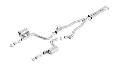 Borla Cat-Back Exhaust, Single Split Rear Exit – 2015-2023 Dodge Challenger SRT Hellcat 6.2L (140646) - image 1