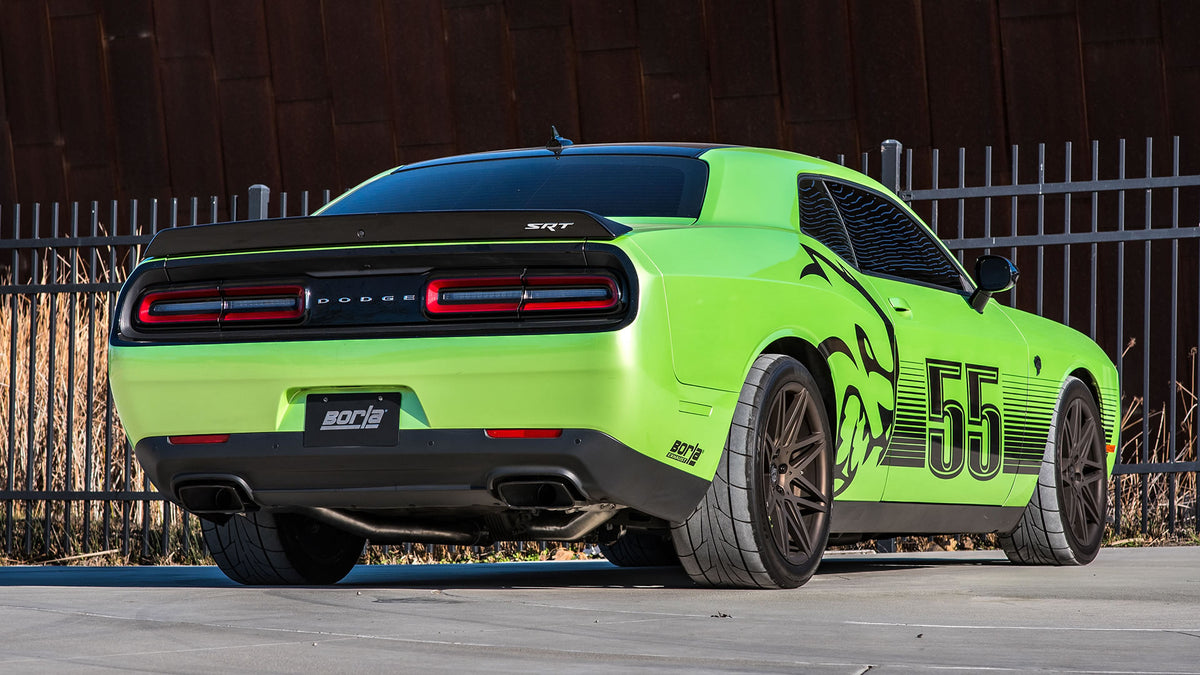 Borla Cat-Back Exhaust, Single Split Rear Exit – 2015-2023 Dodge Challenger SRT Hellcat 6.2L (140646) - image 2