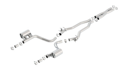 Borla Cat-Back Exhaust, Single Split Rear Exit – 2015-2023 Dodge Challenger SRT Hellcat 6.2L (140648) - image 1