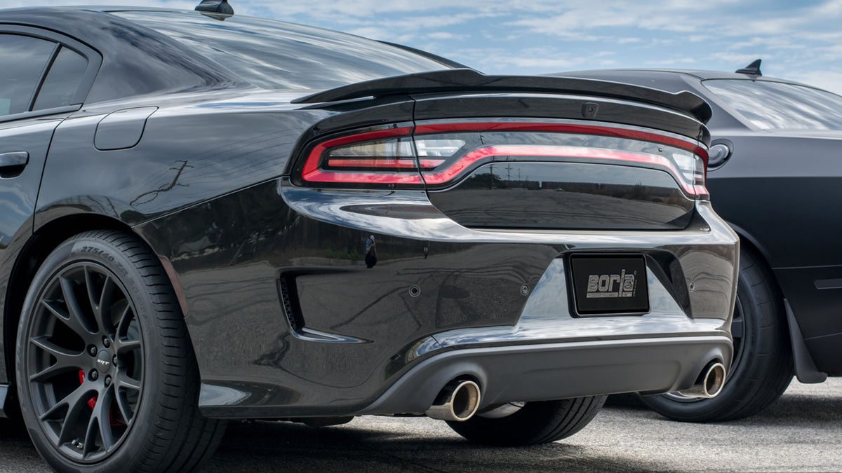 Borla Cat-Back Exhaust, Single Split Rear Exit – 2015-2023 Dodge Charger SRT Hellcat 6.2L (140669)