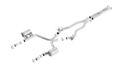 Borla Cat-Back Exhaust, Single Split Rear Exit – 2023 Chrysler 300C, 2015-2023 Dodge Charger SRT 392, Daytona 392, Scat Pack 6.4L (140675) - image 1