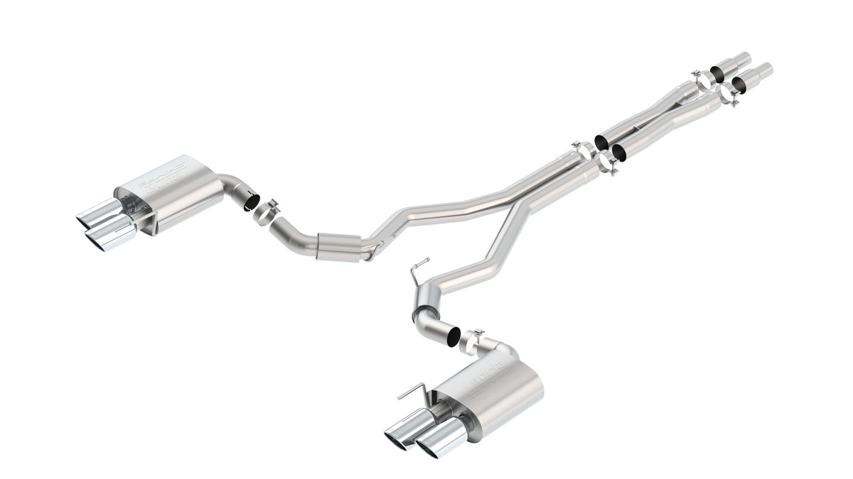 Borla Cat-Back Exhaust, Dual Split Rear Exit, 4" Tips – 2018-2023 Mustang GT 5.0L (140746) - image 4