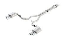 Borla Cat-Back Exhaust, Dual Split Rear Exit, 4" Tips – 2018-2023 Mustang GT 5.0L (140746)