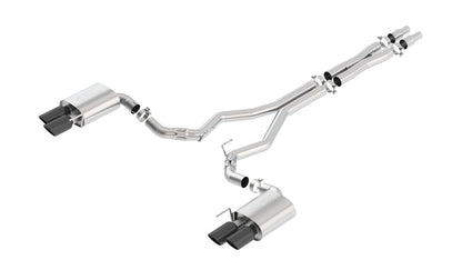 Borla Cat-Back Exhaust, Dual Split Rear Exit, 4" Tips – 2018-2023 Mustang GT 5.0L (140746) - image 2