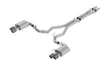 Borla Cat-Back Exhaust, Dual Split Rear Exit, 4" Tips – 2018-2023 Mustang GT 5.0L (140746CF)