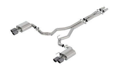 Borla Cat-Back Exhaust, Dual Split Rear Exit, 4" Tips – 2018-2023 Mustang GT 5.0L (140746) - image 3