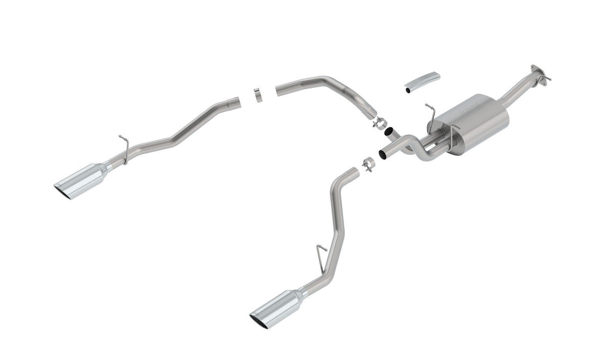 Borla Cat-Back Exhaust, Single Split Rear Exit, 5" Tips – 2019-2026 Ram 1500 5.7L (140753)