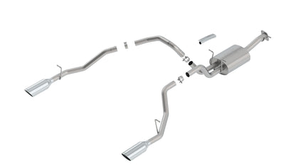 Borla Cat-Back Exhaust, Single Split Rear Exit, 5" Tips – 2019-2026 Ram 1500 5.7L (140753) - image 1