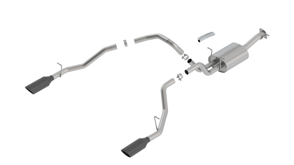 Borla Cat-Back Exhaust, Single Split Rear Exit, 5" Tips – 2019-2026 Ram 1500 5.7L (140753)