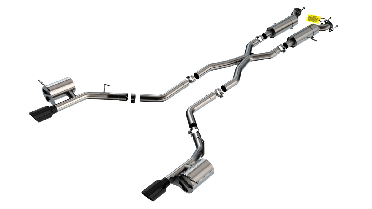 Borla Cat-Back Exhaust, Single Split Rear Exit, 4.5" Tips – 2018-2024 Dodge Durango SRT, 2026 R/T 6.4L