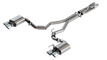 Borla Cat-Back Exhaust, Dual Split Rear Exit, 5" Tips – 2020-2022 Shelby GT500 5.2L