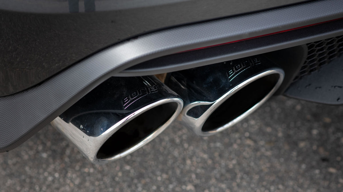 Borla Cat-Back Exhaust, Dual Split Rear Exit, 5" Tips – 2020-2022 Shelby GT500 5.2L