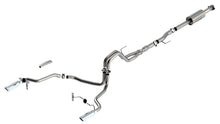 Borla Cat-Back Exhaust, Truck Single Split Rear Exit, 4" Tips – 2021-2026 F-150 5.0L (140867)