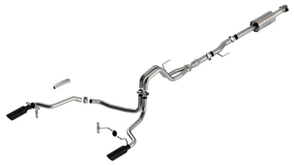 Borla Cat-Back Exhaust, Truck Single Split Rear Exit, 4" Tips – 2021-2026 F-150 5.0L (140867) - image 2