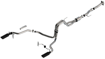 Borla Cat-Back Exhaust, Truck Single Split Rear Exit, 4" Tips – 2021-2026 F-150 5.0L (140869) - image 2